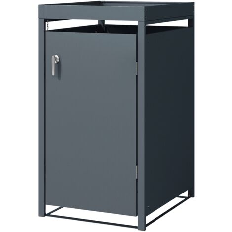 COSTWAY Bidone Della Spazzatura 60L In Acciaio Inox, Bidone Per Rifiuti D'Angolo Con Coperchio Cestino Per Spazzatura Con Fondo Antiscivolo Per Casa Ufficio 83176134
