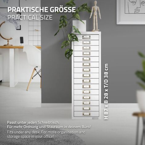 POTRUWE Cassetto Organizer Da Scrivania, Mini Cassetto Da Tavolo In Plastica Scatola Portaoggetti Da Tavolo Per Ufficio Articoli Da Toeletta Per La Casa Forniture Per Articoli Di - Foto 6