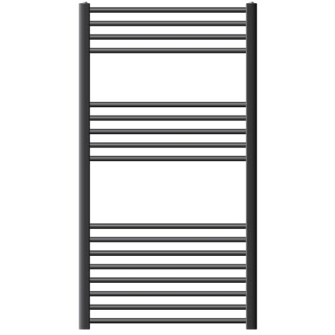 Radiatore Scaldasalviette Sahara 400x1500mm - Antracite Con Attacco Laterale
