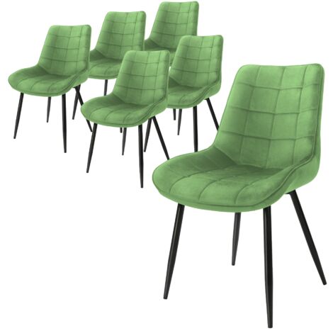 Set 2 Sedie Da Pranzo Arancioni ML-Design - Comode, Imbottite E Con Gambe In Metallo Nero - Foto 4