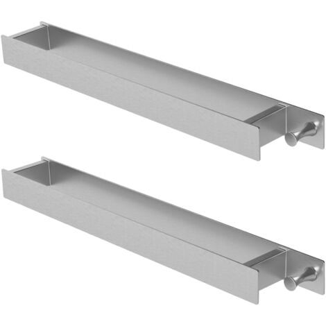 Portacoltelli Magnetico 50cm Autoadesivo - Barra Acciaio Inox Per Cucina Con Doppio Sistema Di Fissaggio - Foto 8