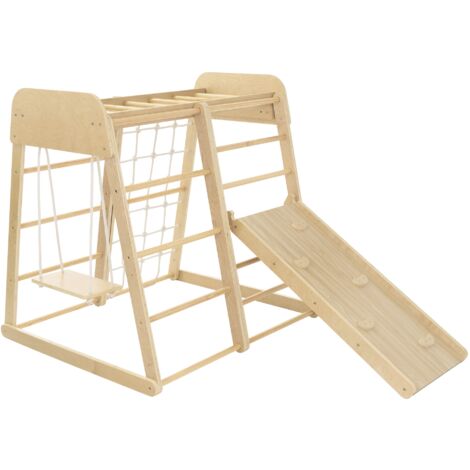 Joyz Set Di 3 Pezzi Triangolo Da Arrampicata Con Scivolo E Arco Di - Foto 5