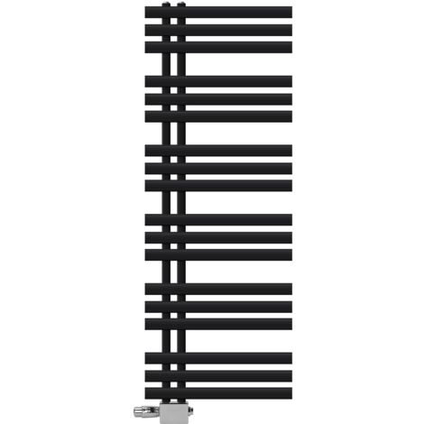 LuxeBath Radiatore Design Sahara 600x800 Mm - Termosifone In Acciaio Antracite Per Bagno - 3