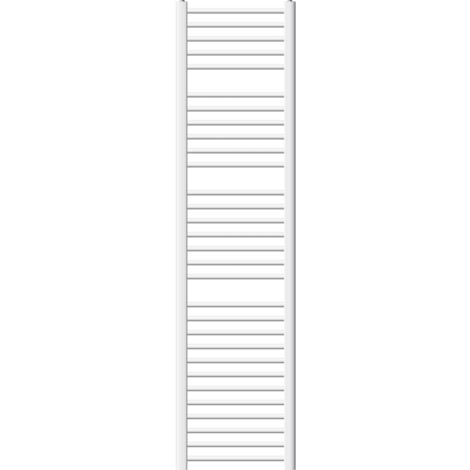 LuxeBath Radiatore Sahara Curvo Bianco 500x800 Mm – Termosifone In Acciaio Per Bagno, Scaldasalviette 290W, Riscaldamento Centrale O Elettrico