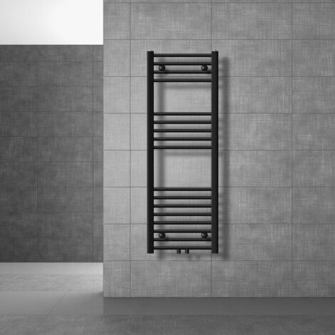 LuxeBath Radiatore Sahara Curvo Bianco 500x800 Mm – Termosifone In Acciaio Per Bagno, Scaldasalviette 290W, Riscaldamento Centrale O Elettrico