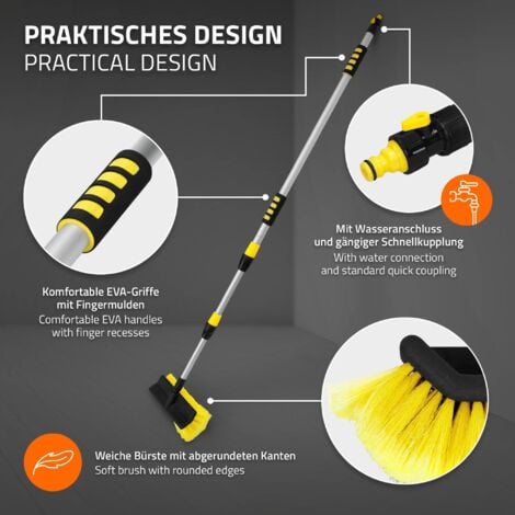 Spazzola Telescopica Da Autolavaggio 300 Cm Alluminio Per Lavaggio Auto Veicoli - Foto 10