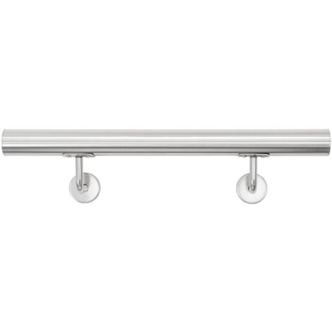 Corrimano In Acciaio Inox Ø 42mm Per Scale - 300cm Con Supporti E Tappi, Interni/Esterni - Foto 9