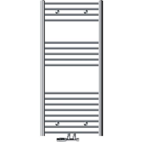 Ecd Germany Radiatore Da Bagno Radiatore Scaldasalviette Radiatore X Mm Cromato Diritto