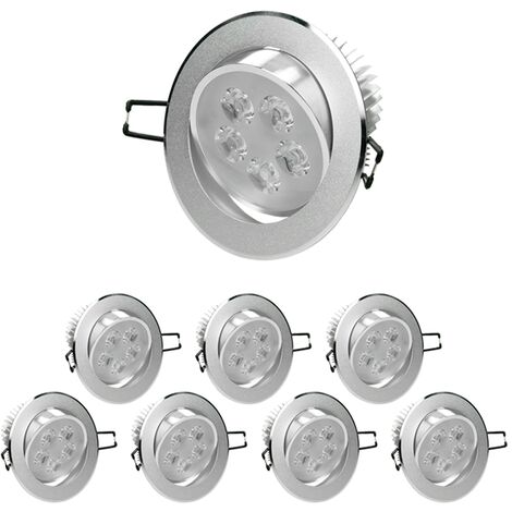 3 Faretti LED Incasso Quadrato 6W - Luce Fredda 6500K Per Soffitto - Foto 7