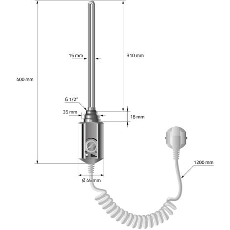 RISCALDATORE TERMOSTATO 500W PER DA ACQUARIO REGOLATORE TEMPERATURA