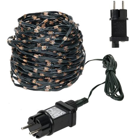 Catena Luci Led Multicolor Per Esterno Decorazione Natalizie 20 M - Foto 7