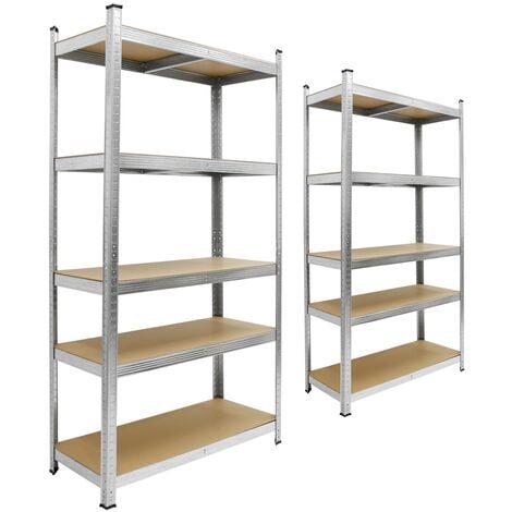 Set 2 Scaffali Per CD E DVD - 12 Scomparti, Capacit&agrave; 204 CD, Nero