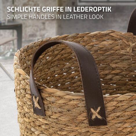 Set Per Fai-da-Te: 10 Cestini Intrecciati In Carta Kraft - Idee Per Pasqua, Regali E Decorazione Casa
