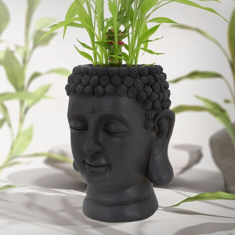 Promo-Dis Karlsruher SC Pot de fleurs avec nain de jardin en polyrésine 22 cm