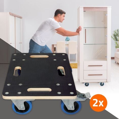 Wiltec Base con ruote in per piante e mobili fino a 136 kg Carrello Ø 400  mm Trasloco Officina