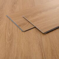 ML-Design Pavimento in PVC Parquet Vinile Deluxe Marrone Chiaro