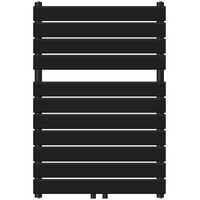 Scaldasalviette Elettrico A Pannello Piatto Nero - 950x500mm, 9 Barre, Per Bagno O Cucina - Foto 4