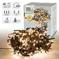 Albero luminoso 210 cm uso interno 192 led bianco caldo