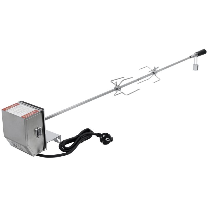 Asador de pincho giratorio eléctrico parilla barbacoa con motor 120 cm 230 V