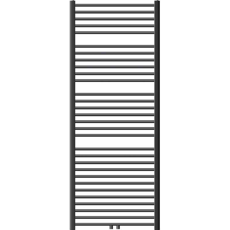 Radiador Toallero Sahara 750x 1800 mm antracita ecd germany curvado central de agua