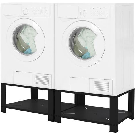 Soporte de elevación Universal para lavadora o secadora blanco 54 x 63 x 32  cm
