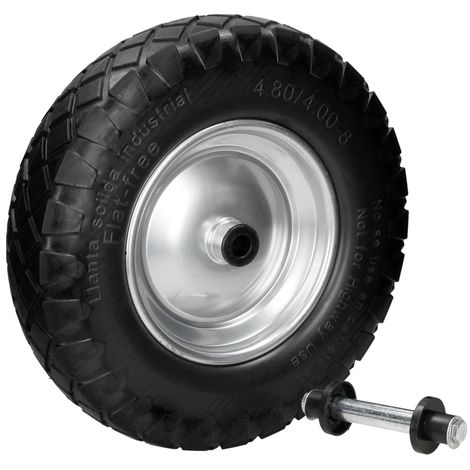 Neumáticos 4.80 4.00-8 Ruedas recambio goma Set de cuatro ruedas de carretilla 