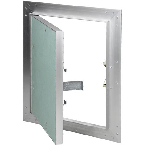 Paneles de yeso revisión puerta inspección solapa mantenimiento 20x25cm aluminio
