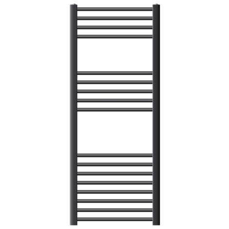 ECD Germany Radiador De Baño Moderno - 500 X 1200 Mm - Antracita - curvado - Con Conexión Lateral - Acero - Calefactor Toallero -  Calentador Y Secador De Toallas - Diseño Escalera - No Eléctrico (1/5)