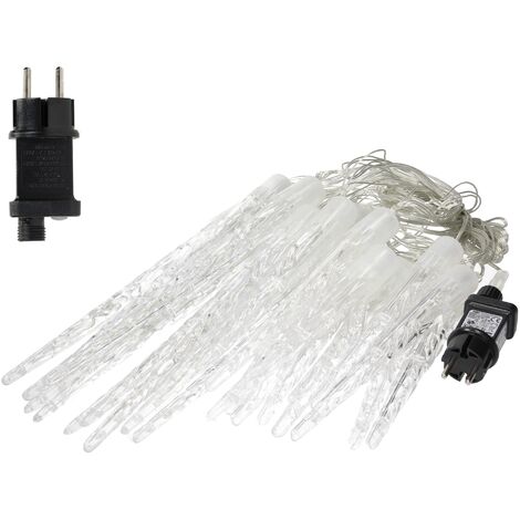 Guirnalda de luces globos 8 funciones 200 LED blanco frío 20 m | Leroy Guirnalda de luces globos 8 funciones 200 LED blanco frío 20 m | Leroy