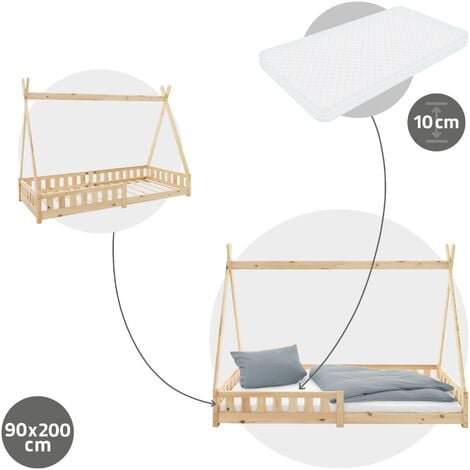 Como hacer una cama cuna con protección de madera fácil