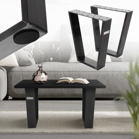 Patas de mesa de metal, soporte de mesa de hierro, soporte para patas de  mesa, mesa redonda de oficina, pata de mesa auxiliar, capacidad de carga de
