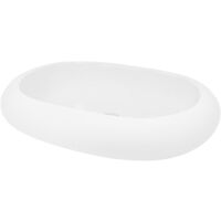 MODELO M/ÓNACO DE ART/&BATH 48X34X14,5CM DUCHA.ES LAVABO SOBRE ENCIMERA OVALADO DE CER/ÁMICA PARA BA/ÑO
