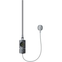 ML-Design Elemento Calefactor Eléctrico 300W de Acero Inoxiable Antracita para Radiadores, con Termostato y Pantalla Digital, Regulador Electrónico y Temporizador, Calentador de Inmersión con Enchufe