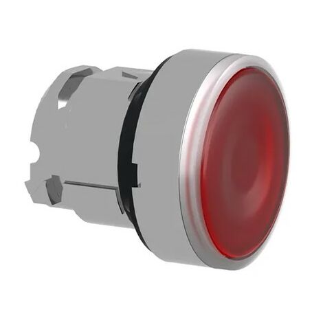 Cabeza de botón LED roja de Telemecanique ZB4BW343