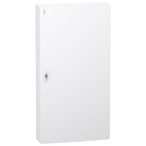 Armario de superficie 24 módulos por fila y puerta opaca PrismaSet XS de Schneider 6 filas