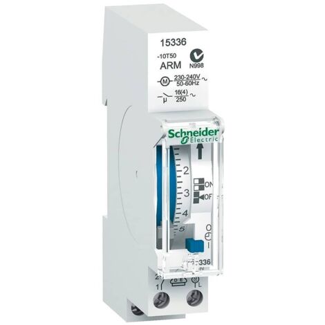Acti9 IH - inter. horaire électroméca. - 24H - 1 canal - réserve de marche 100h - 15336