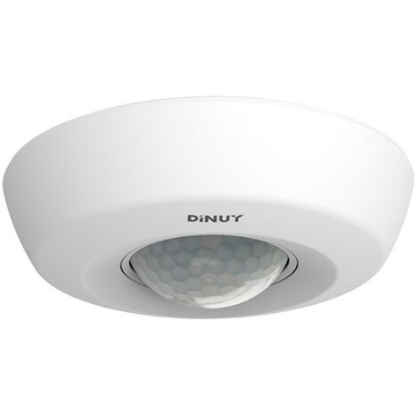 Detector Bluetooth 360º de superficie para techo (3000W 2000lm 230V) IP40 Ø11,85x4,5cm color blanco