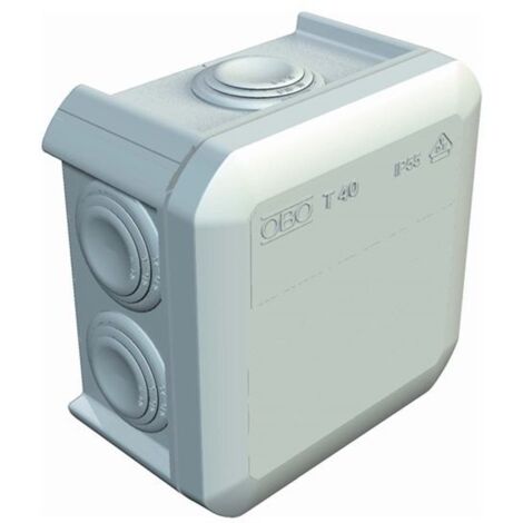 Caja de derivación con conos de OBO  90x90x52