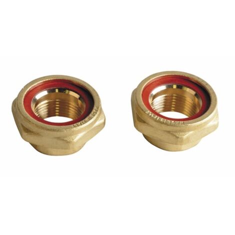 Juego de racores de latón para bombas de ACS de Grundfos  1"