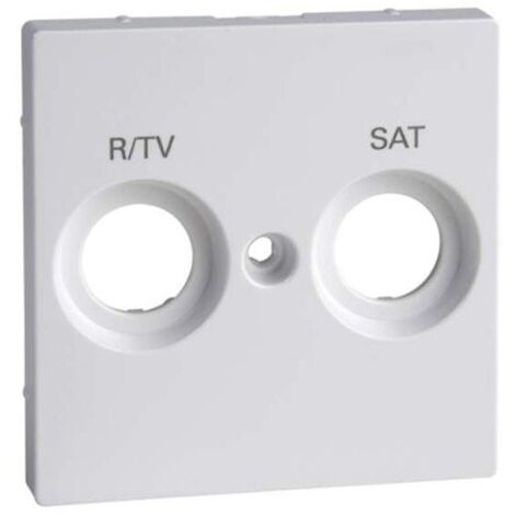 Tapa blanca toma Radio R-TV/SAT MTN299825 Serie Elegance de Schneider