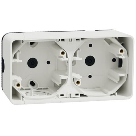 Caja de superficie de Schneider Blanco - 2