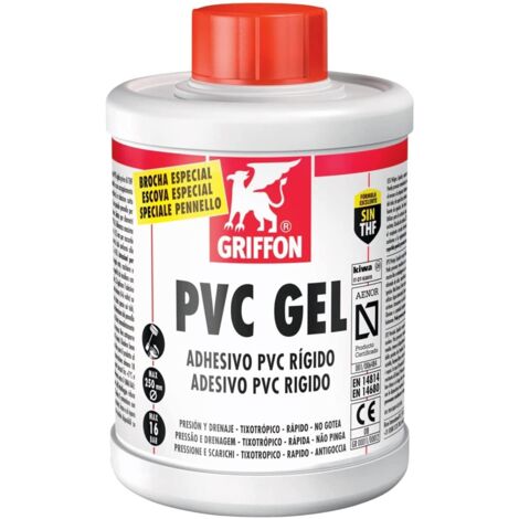 Pegamento para PVC en Gel tarro 500ml de Griffon