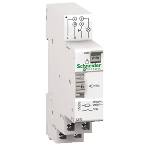 Temporizador Schneider luz ajustable escala 1-7 minutos 15363