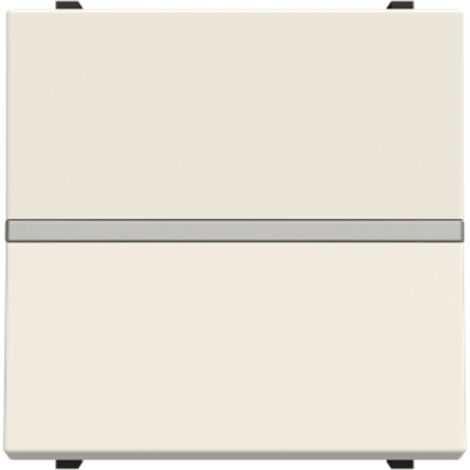 Pulsador ancho sin grabar Blanco N2204.7 BL Serie Zenit de Niessen