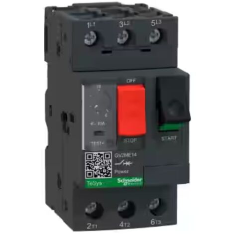 Disjoncteur moteur GV2ME 6 à 10 A 3P 3d déclencheur magnétothermique - GV2ME14