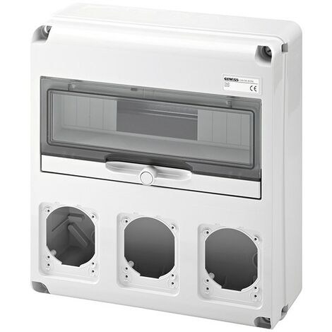 Marco estÁndar q-din 14 mÓdulos 3 borde ip65 gw68005n