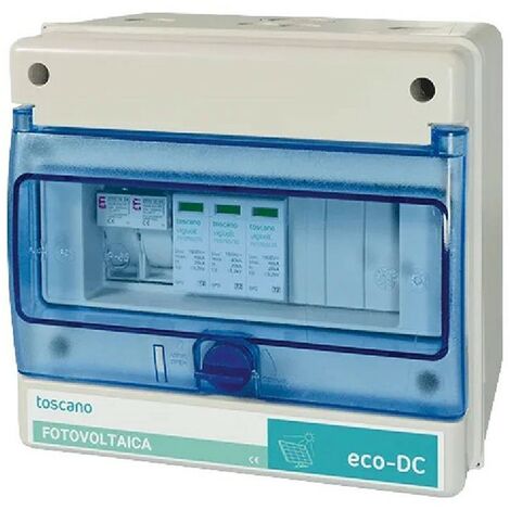 Cuadro de protección para instalación fotovoltaica ECO-DC-INV 1 string de Toscano