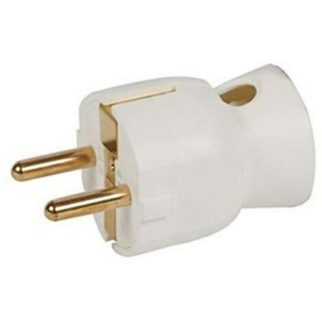 Enchufe macho de Legrand  Blanco