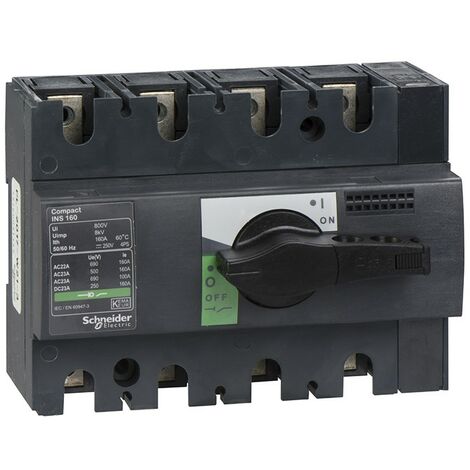 Interrupteursectionneur Interpact INS160 4P 160 A - 28913