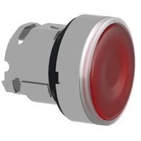 Cabeza de botón LED roja de Telemecanique ZB4BW343
